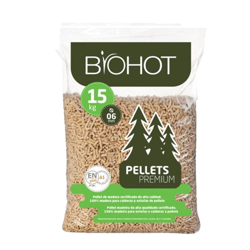 Biohot Energia Pellet — Palete 77 x 15 kg ( 1155 kg )